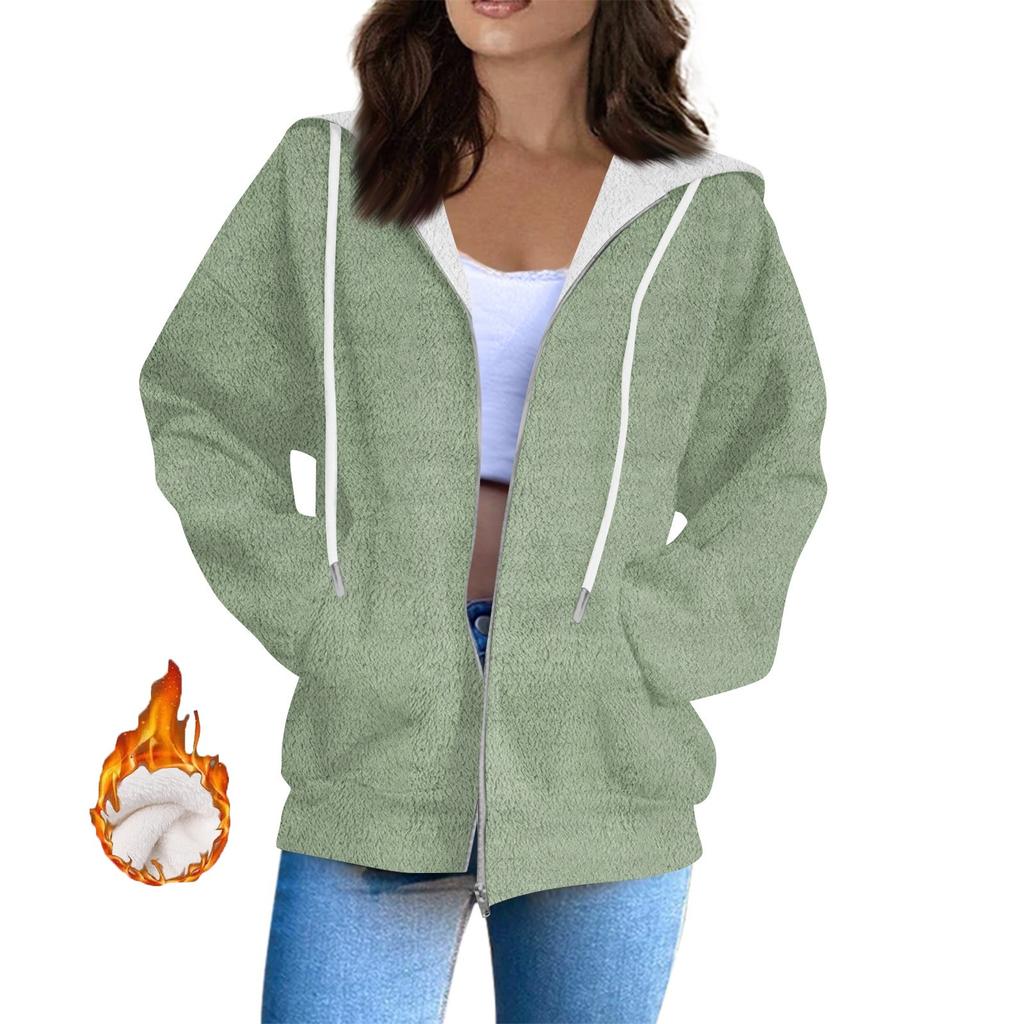 Women's Sweatshirt Sports Flannel Sweatshirt Long Sleeve Top Casual Hoodies Sweatshirt