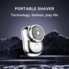 Модернизированная электробритва с лезвием для мужчин, карманная бритва, портативный станок для бритья, IPX7, водонепроницаемый USB перезаряжаемый триммер для бороды