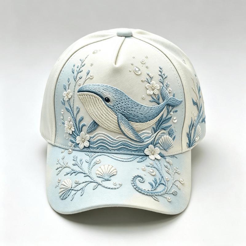 New D Digital Printing Butterfly Baseball Cap Morning Garden Adult Cap Peaked Cap Pastoral