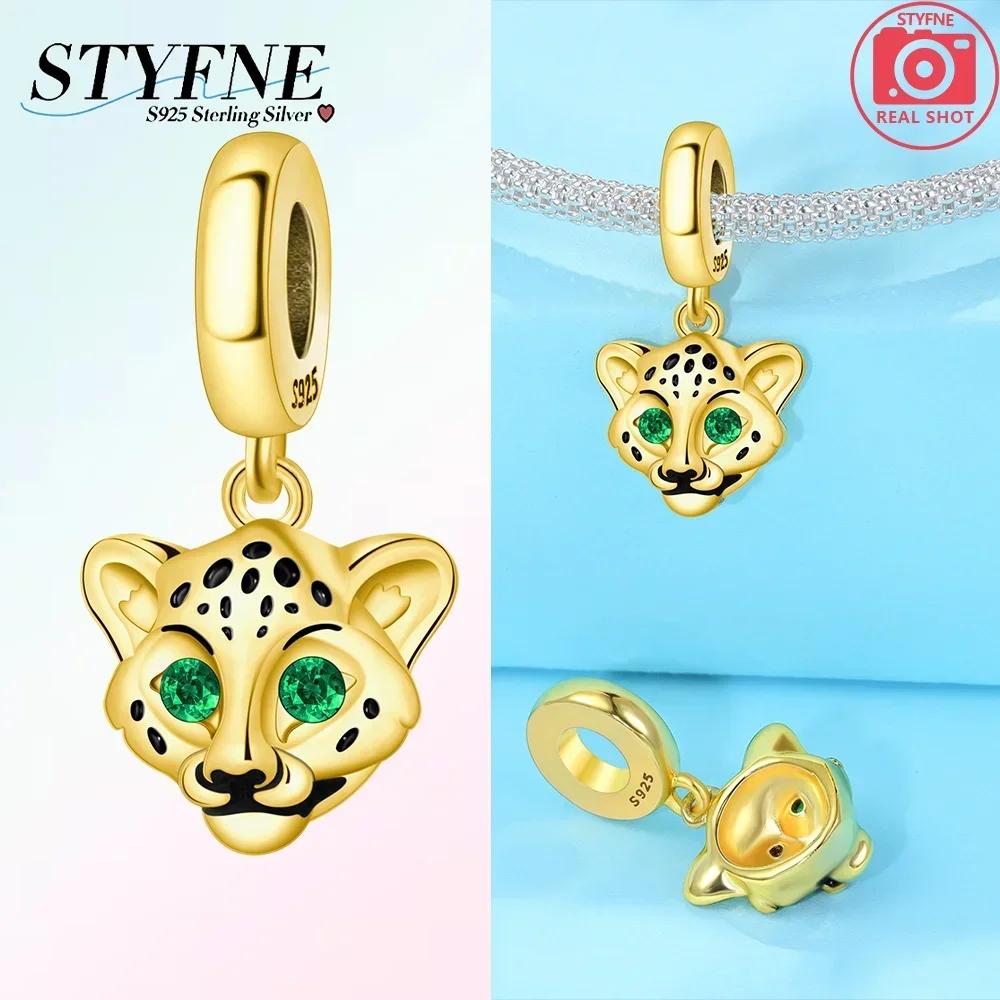 Exquisite Copper Monkey Holds Red Heart Bracelet Cute Lion Charms Fit Women Fine Jewelry Party Beads Diy Gifts