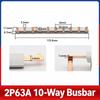 1Pcs 1/2/3Pole MCB Busbar 4-12 Way Copper Bus Bar  for C45 IC65N Circuit Breaker Distribution Box