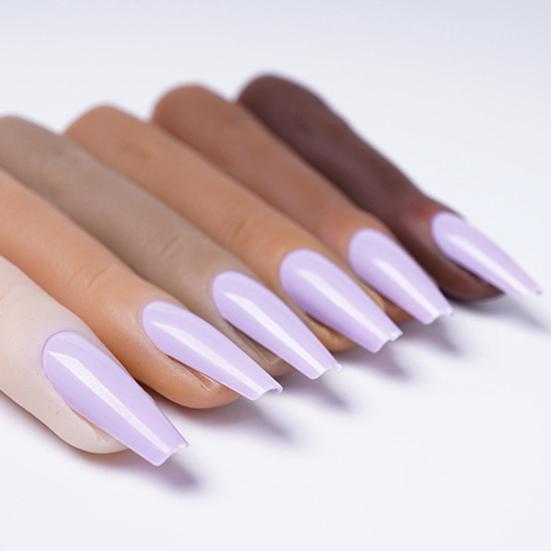 Silicone Practice Fingers Nails Realistic Easy To Clean Nail Art Training Hand Bendable Fake Finger Model