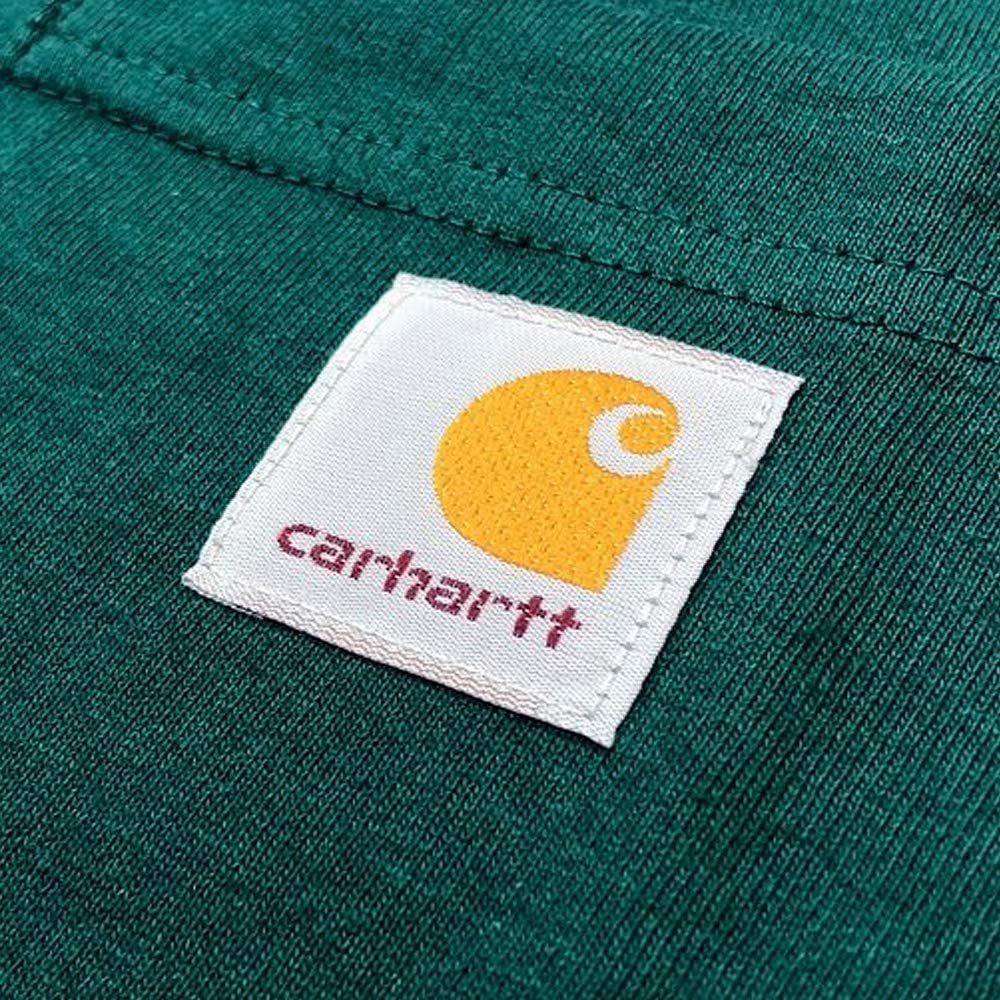 Футболка Carhartt с коротким рукавом и карманом, большой силуэт, большой рабочий карман, охотничий зеленый размер S Футболка Футболка ФУТБОЛКИ С/Р(К87)