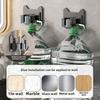 Wall Mounted Broom Holder Mop Organizer Storage Rack with Hooks Bathroom Utility Hanger No Drilling Required Stainless Steel