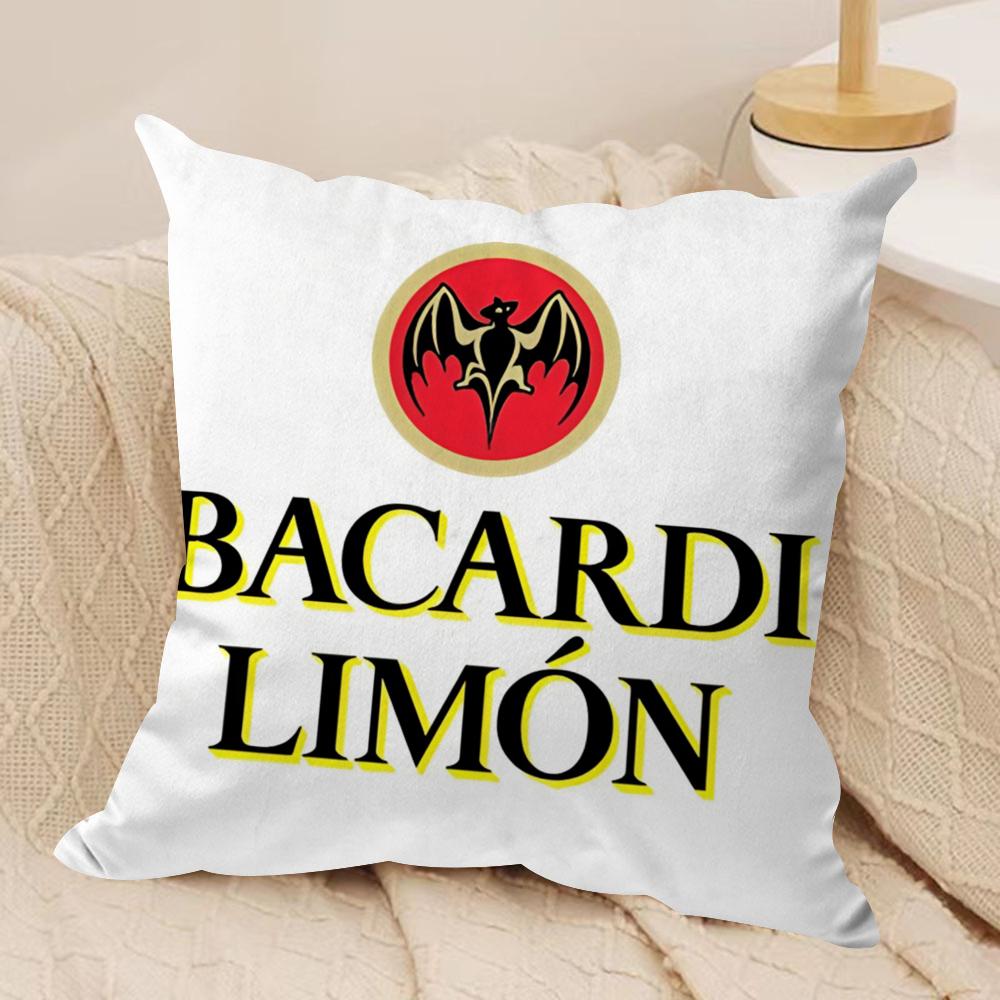 Classic BBacardiSS Cushion Cover Soft Plush Fabric DoubleSided Printed Cushion Covers for All Seasons Modern HomeDecor Gift