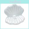 Белая жемчужина русалка водный плавающий матрас взрослый шезлонг из ракушки ПВХ материал