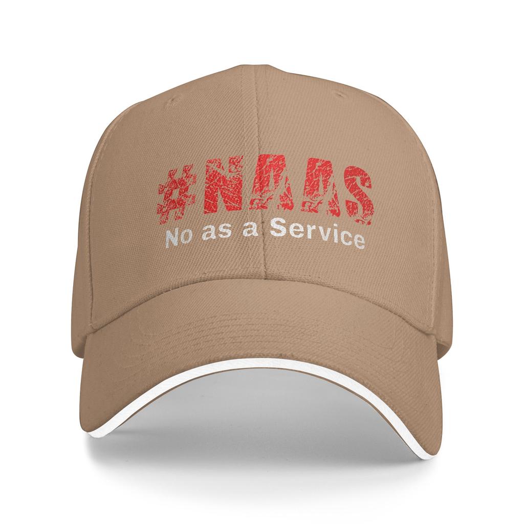 Naas No As A Service Baseball Cap Unisex-Teens Design Trucker Hat Summer Classic Running Hippie Sun Visor Baseball Caps