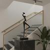 Abstract Human Figure Sculpture European Thinking Pose