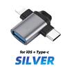 2 в 1 OTG адаптер Fonken Micro USB Type-C штекер на USB 3.0 гнездо Адаптер Card Reader Многофункциональный конвертер Адаптер для мобильного телефона