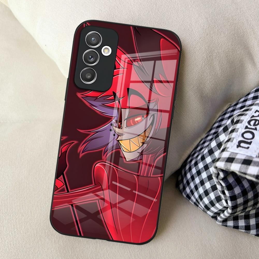 HazbinS H-Hotels AlastorS Phone Case for Samsung S24 Ultra S23 S22 S20 Fe S21 Plus Galaxy A54 A34 A24 A53 M54 Note 20 Back Cover