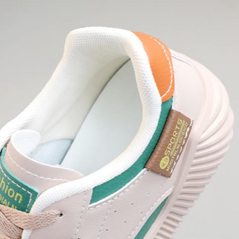 Спортивная обувь для женщин, кроссовки, весенняя новинка для путешествий, повседневная обувь с мягкой подошвой и плоской подошвой, кожаные кроссовки для бега