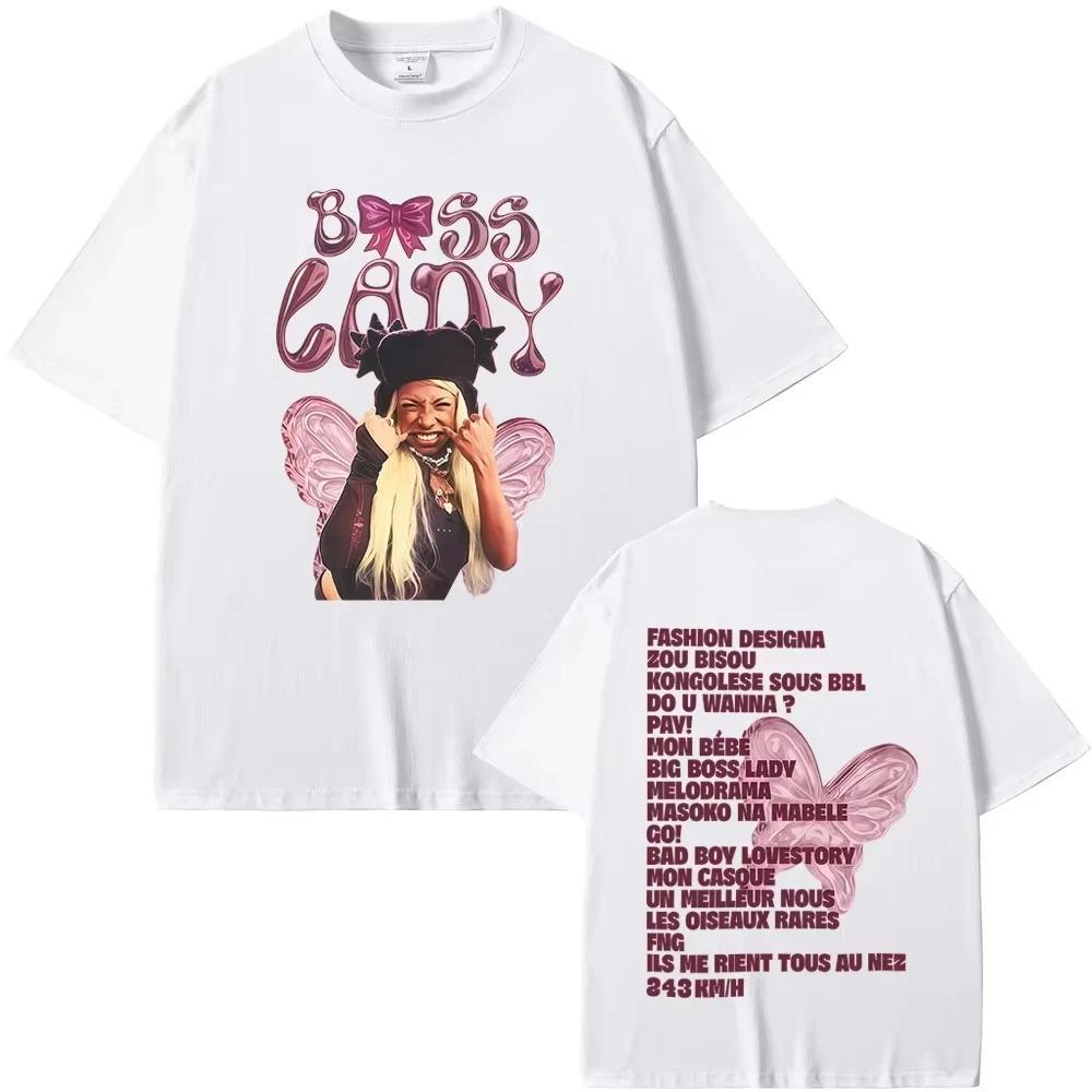 Rapper Theodora MEGA BBL Album Graphic Tshirt Men Women Oversized Streetwear Hip Hop Pop Music T Shirt Unisex Casual Cotton Tee