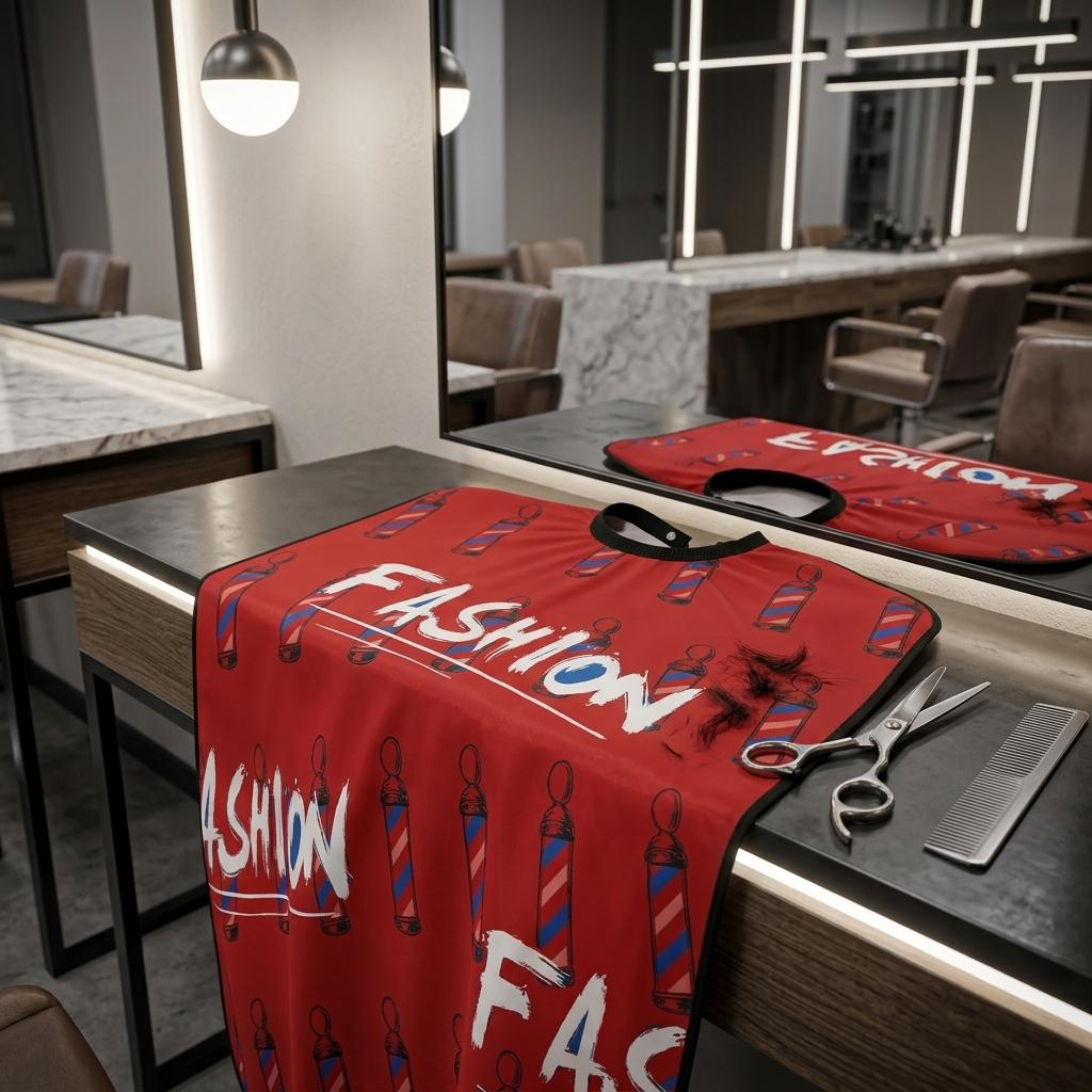 Large Barber' Hairdressing Cape for the Haircut Salon