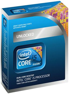 Intel Core i5 i5-655K 3.20 ГГц 4 МБ LGA1156 Clarkdale BX80616I5655K