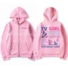 Womens Oversized Hooded Long Sleeve Shirt Jacket Cotton Blend Casual Print Top Loose Fit