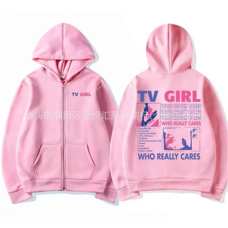 Womens Oversized Hooded Long Sleeve Shirt Jacket Cotton Blend Casual Print Top Loose Fit