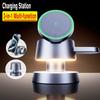 Магнитная подставка для беспроводного зарядного устройства с ночным светом для iPhone 16 15 14 13 12, часов 9 8, Airpods Pro, быстрая зарядная станция