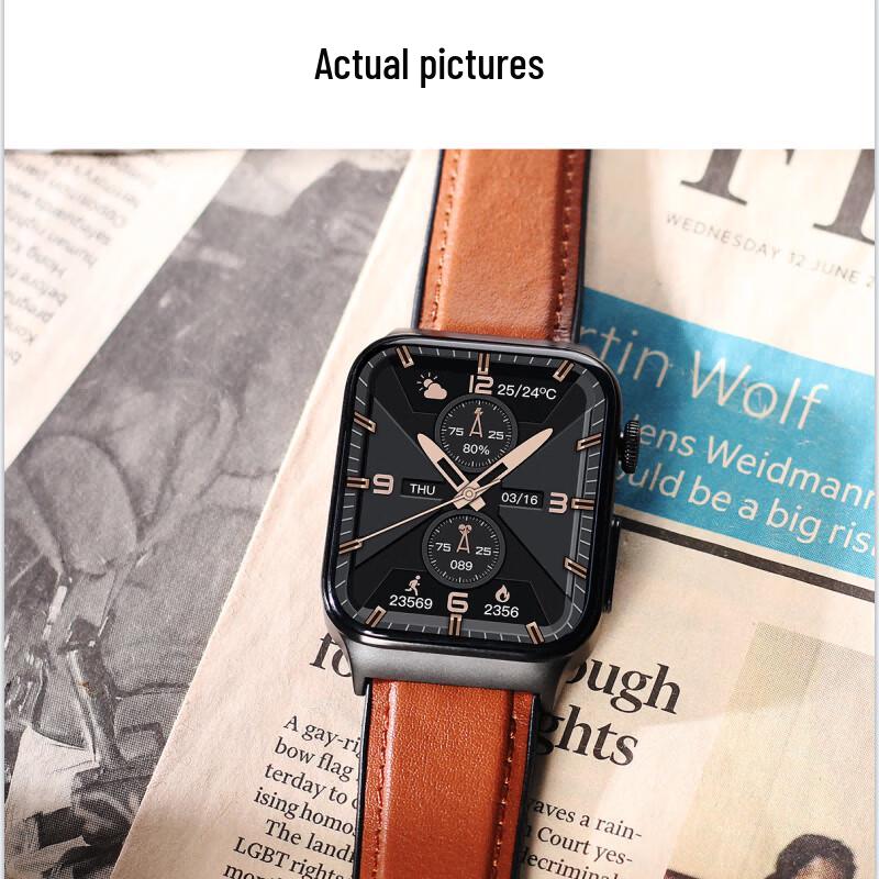 Lefit E500 Square Health & Fitness Smartwatch (CN version)