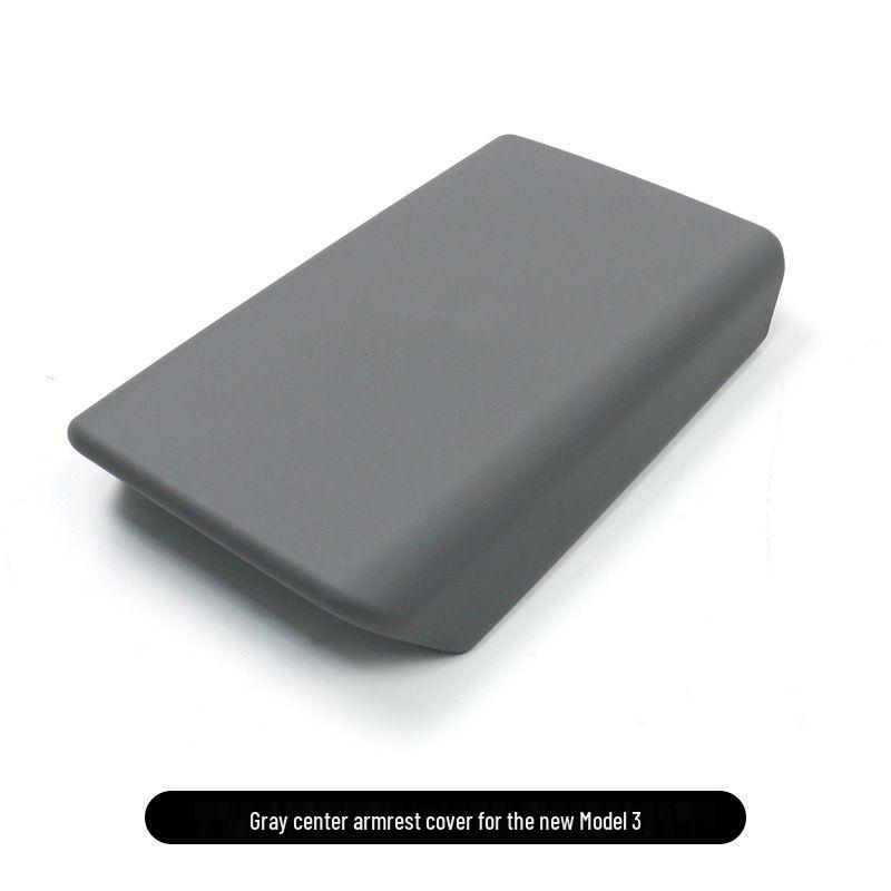 Tesla Model 3/Y Armrest Box Cover: Center Console TPE Protective Interior Cover