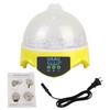 Mini Egg Incubator Brooder for Bird Chicken Duck Pigeon Poultry Incubator Adjustable Digital Temperature Automatic Egg Hatcher 16.5 * 17.5cm