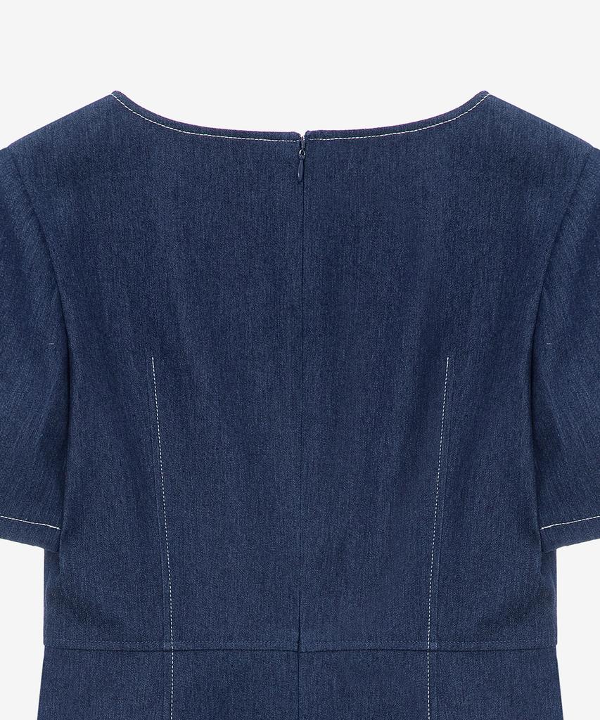 Mind Bridge Woman [W] Square Neck Mini Dress