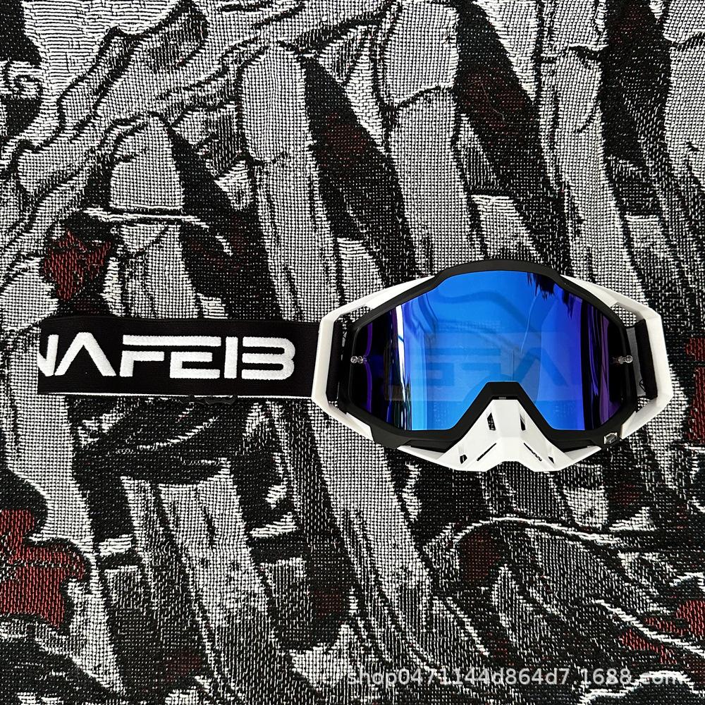 NAFEIB Motorcycle goggles for outdoor sports, off-road, windproof, for men and women riding motorcycles