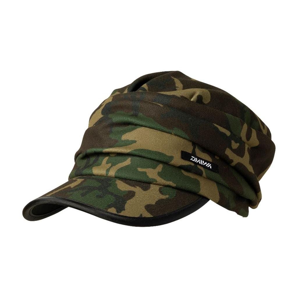 Daiwa Fishing Cap Gathered Work Cap Green Camo Free Free Size DC-6521W