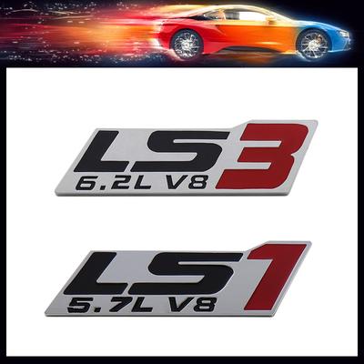 3D Премиум LS3 6.2л LS1 5.7л V8 для автомобиля Капот Крыло багажник Задний капот Шильдик Наклейка Эмблема Значок Наклейка