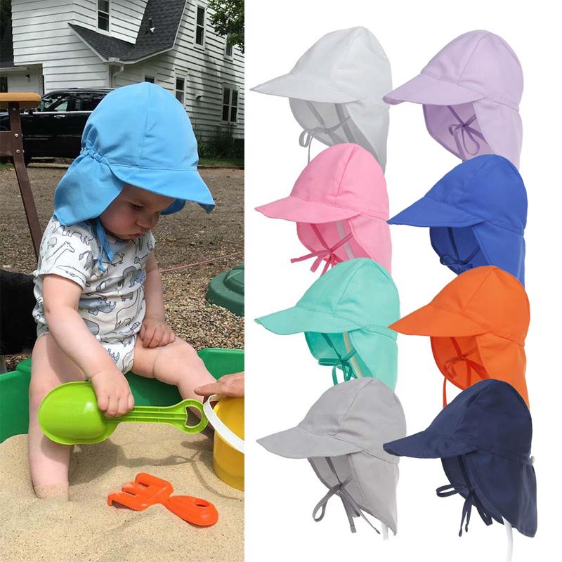 1PC Children's Sunscreen Visor Hat Travel Beach Headwear Summer Breathable Mesh Quick-drying Cap Outdoors Baby