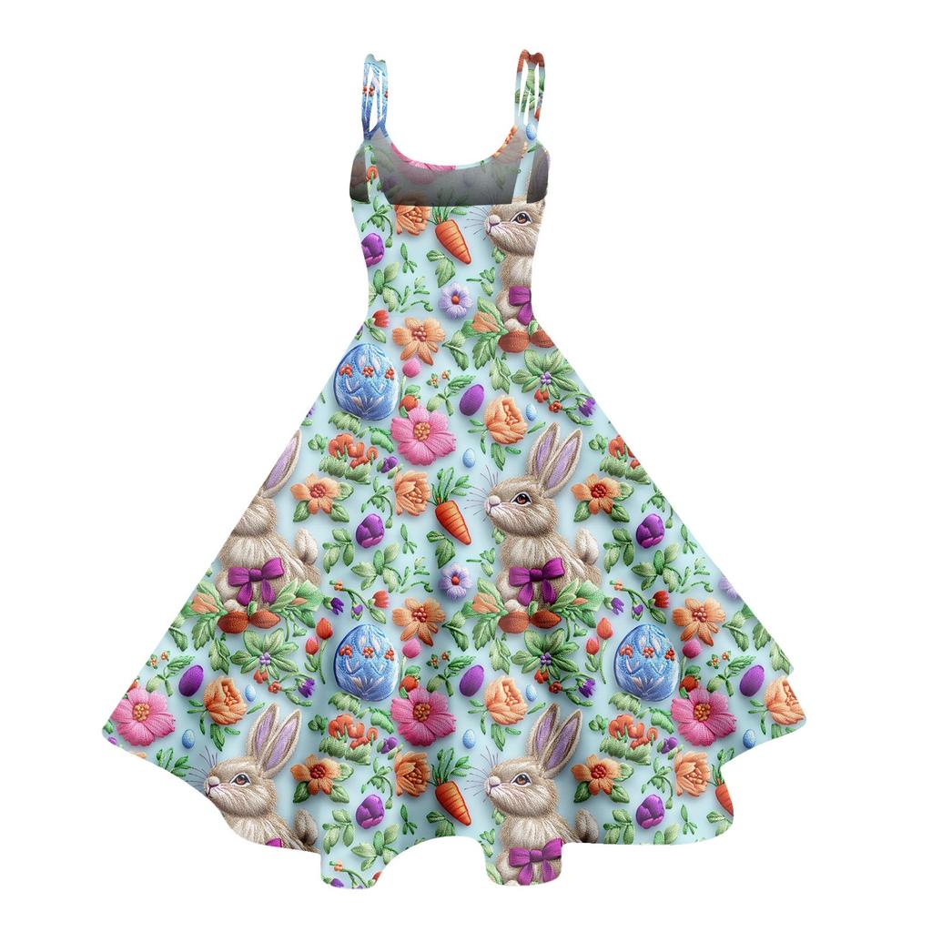 Women's Casual Fashion Print Sexy Off Shoulder Punk Retro Dress Retro Dress Dress