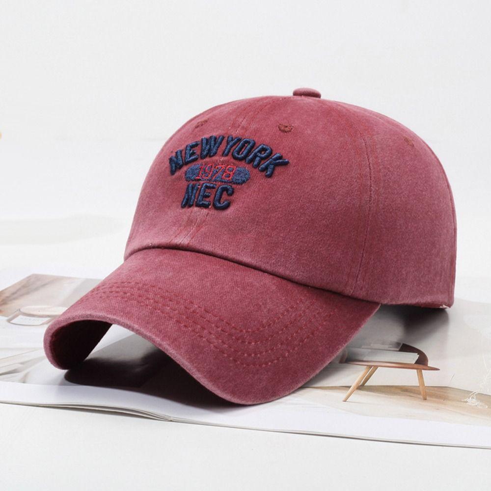 Adjustable Distressed Faded Cap Cotton Sunscreen Hats  For Man Women Outdoor Sports