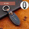 Чехол для автомобильного ключа из натуральной кожи для Nissan SENTRA LIVINA TIIDA MARC KICKS X-TRAIL TEANA J10 J11 T32 Qashqai