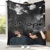 Чон Хосок J Hope Kpop B-BTS Фланелевое одеяло, Ультрамягкий теплый плюшевый плед для дома, спальни, кровати, дивана, офиса, кемпинга, подарок