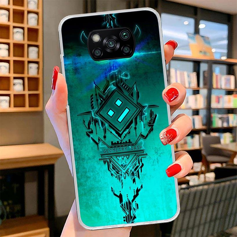 Geometry Dash Game Cover Phone Case For Xiaomi Poco F7 Ultra X7 X6 X5 Pro M7 Redmi 15C 15 13C 13 12C 12 10C 10 9A 9C 9T 9 Shell