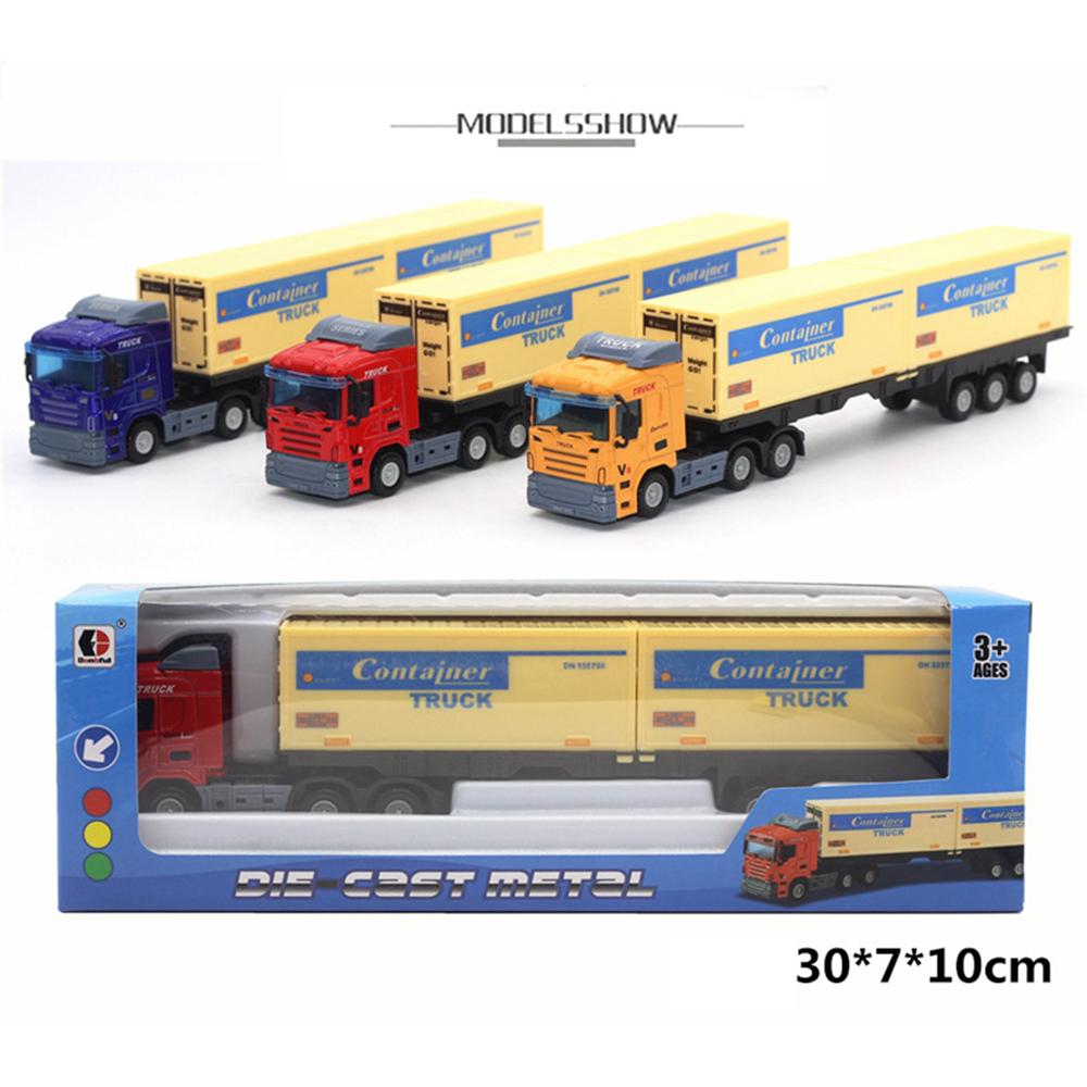 1/43 модель автомобиля из сплава, модель контейнеровоза, детская игрушка