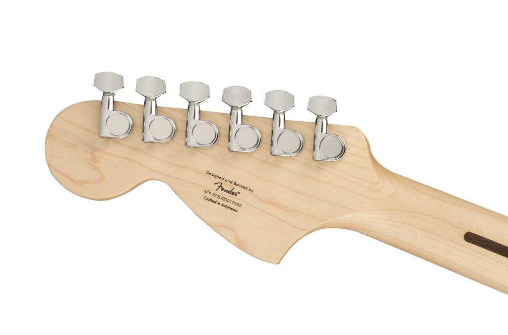 Squier by Fender Affinity FMT HSS Electric Maple White Sienna with Soft Case Series™ Stratocaster® Guitar, Fingerboard, Pickguard, Sunburst,