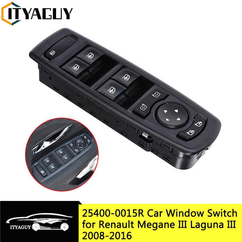 Главный переключатель оконного зеркала 254000015R 25400-0015R для Renault Megane Laguna III 2008-2016 7700817337 25400000 автомобильные аксессуары