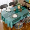 Прямоугольная скатерть, водостойкая маслостойкая крышка для стола, украшение для вечеринки, дома, свадьбы, кофейни, обеденная крышка с геометрическим узором