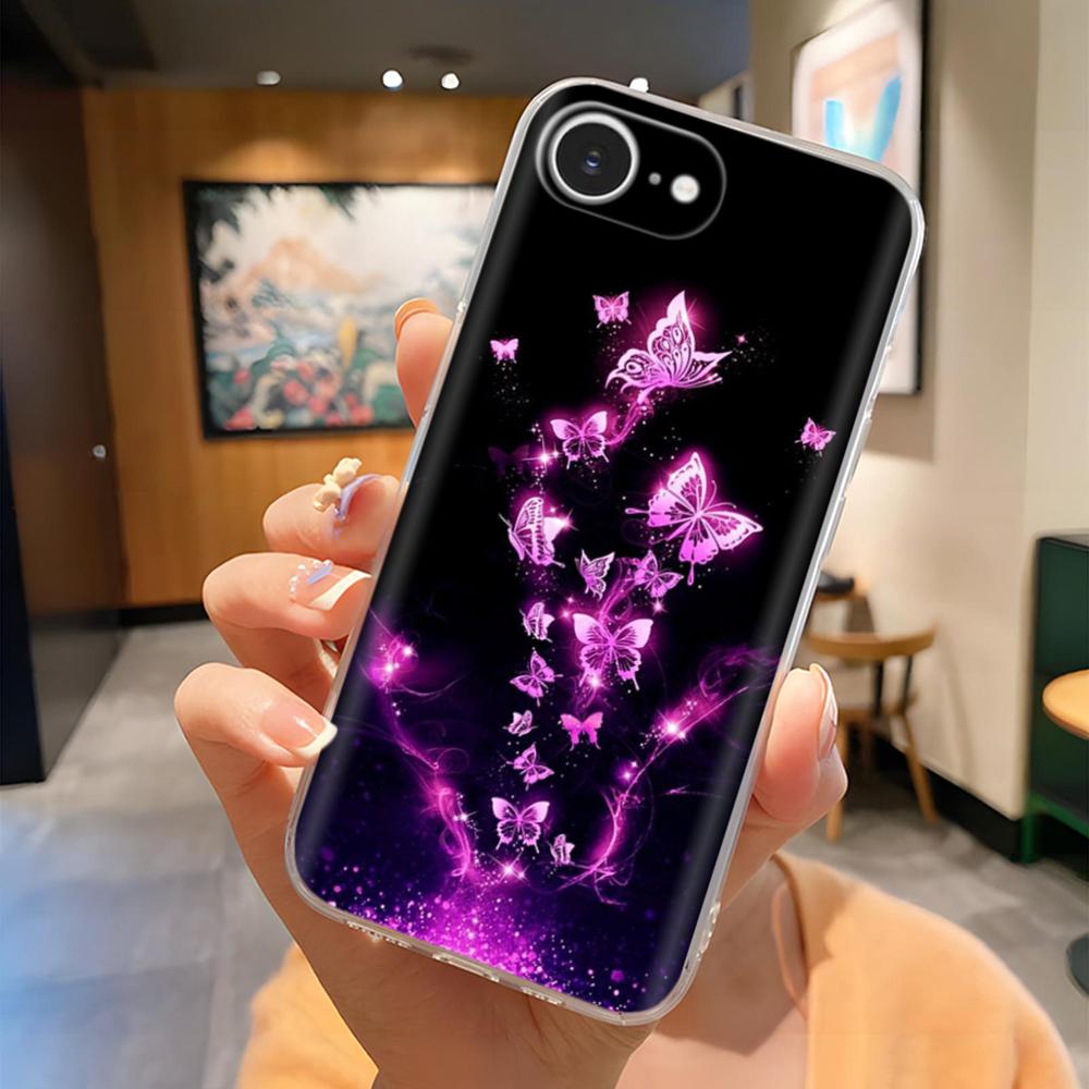 For Apple iphone 16e Case for iphone 16e Back Cover Shockproof Shell Cute Cartoon Painted Phone Case Cover for Apple iphone16e