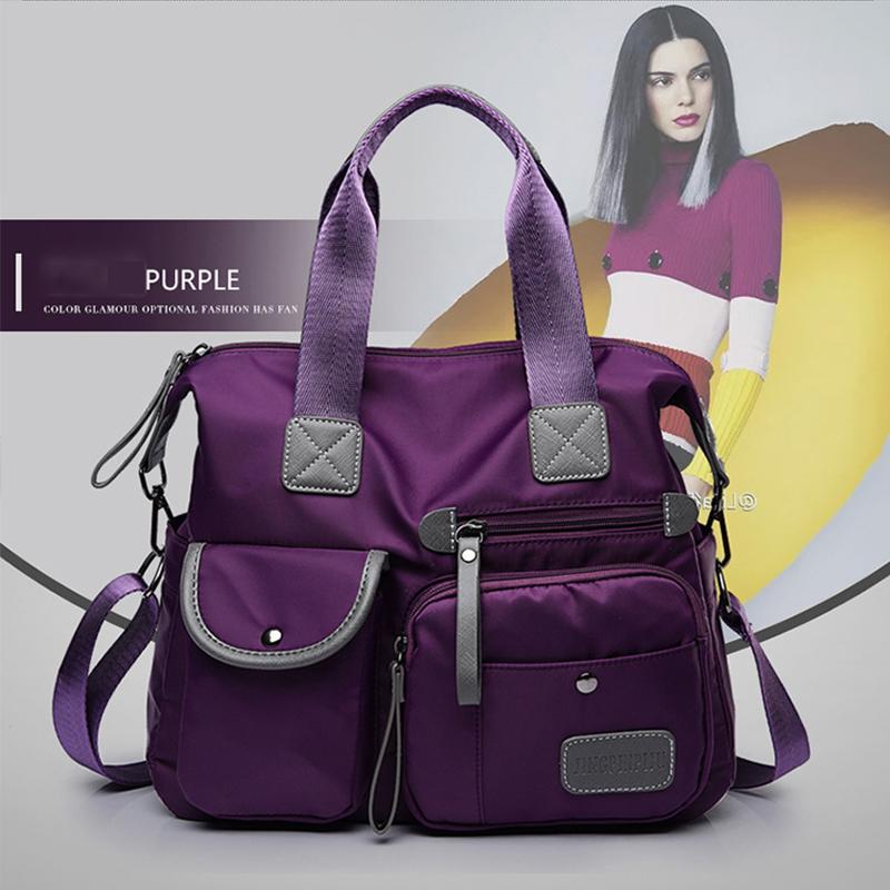 Многофункциональные повседневные сумки для женщин, большая вместимость, сумка-мессенджер, нейлоновые сумки через плечо, сумки-тоуты