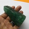 Emerald green 44 Ct Uncut Rough Natural Earth Mined Loose Gemstone CERTIFIED