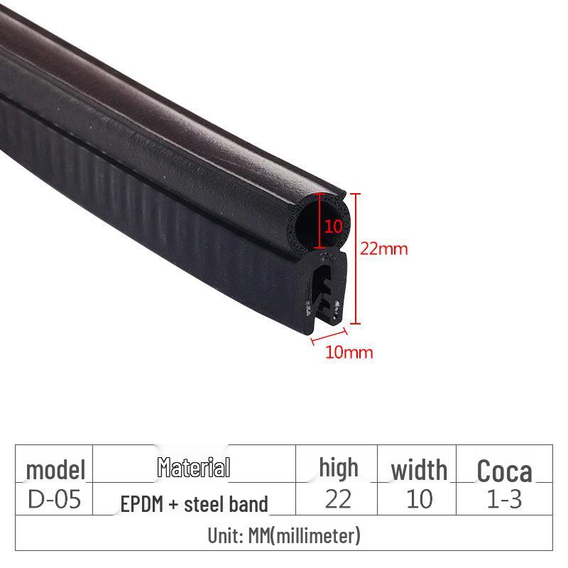 Уплотнительная лента из EPDM-резины для шкафов - Пылезащитная, водонепроницаемая, противоударная лента для механических электрических коробок