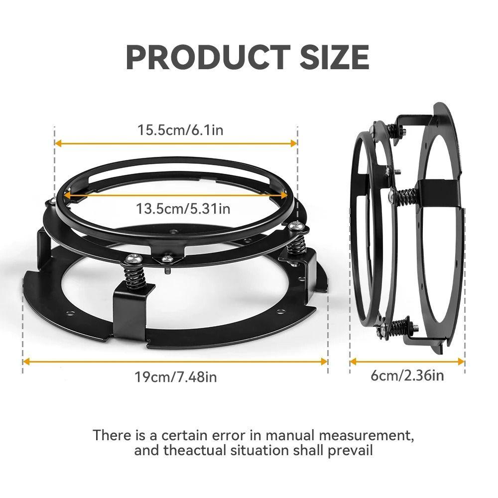 Round Headlight Headlight Bracket Kit 5.75inch Headlight Mounting Bracket Motorcycles Accessories