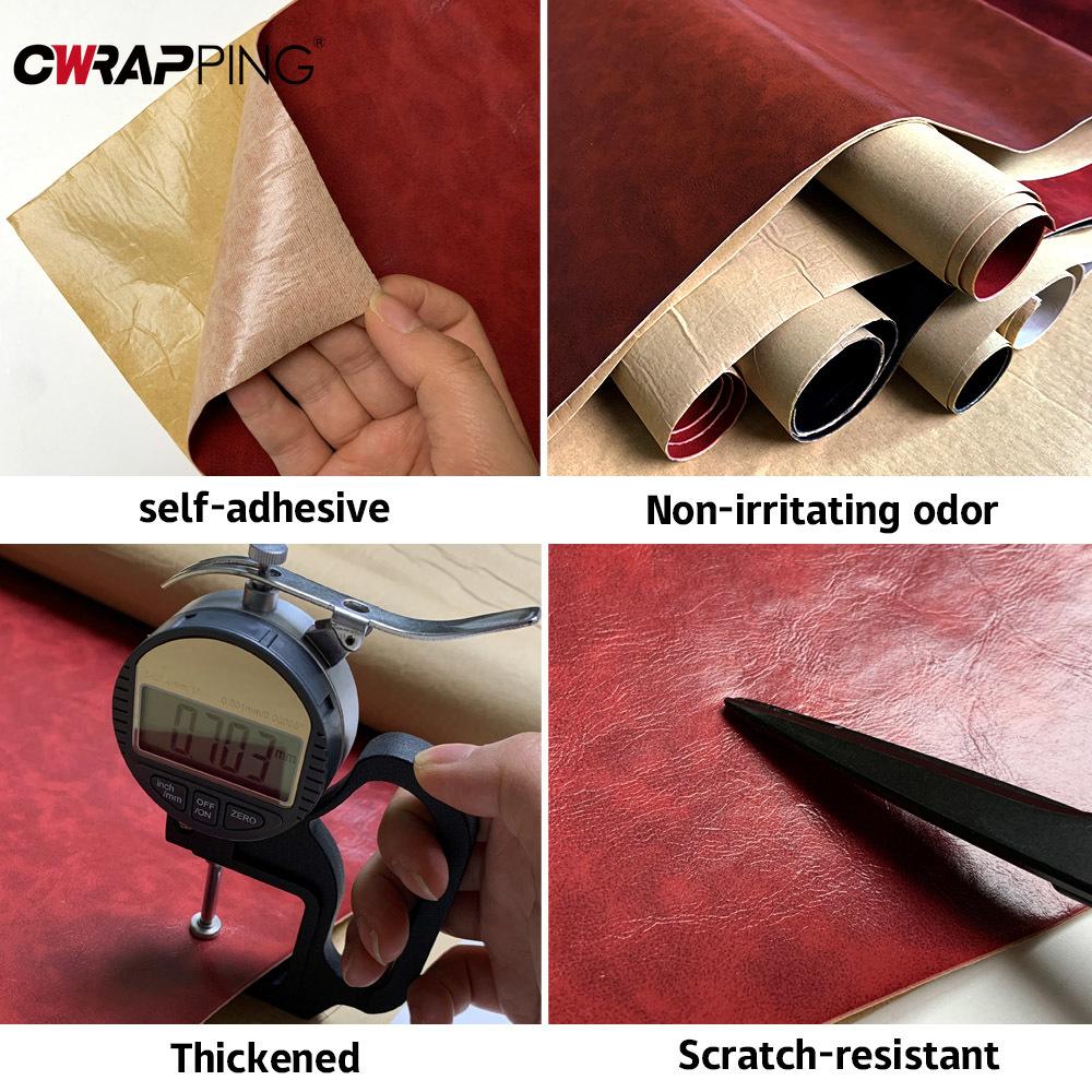 Ремонтная лента для дивана Самоклеящаяся заплатка из кожи с масляной восковой пропиткой для автомобильных сидений 138 см Фиксированные водонепроницаемые наклейки Аксессуары для домашнего декора