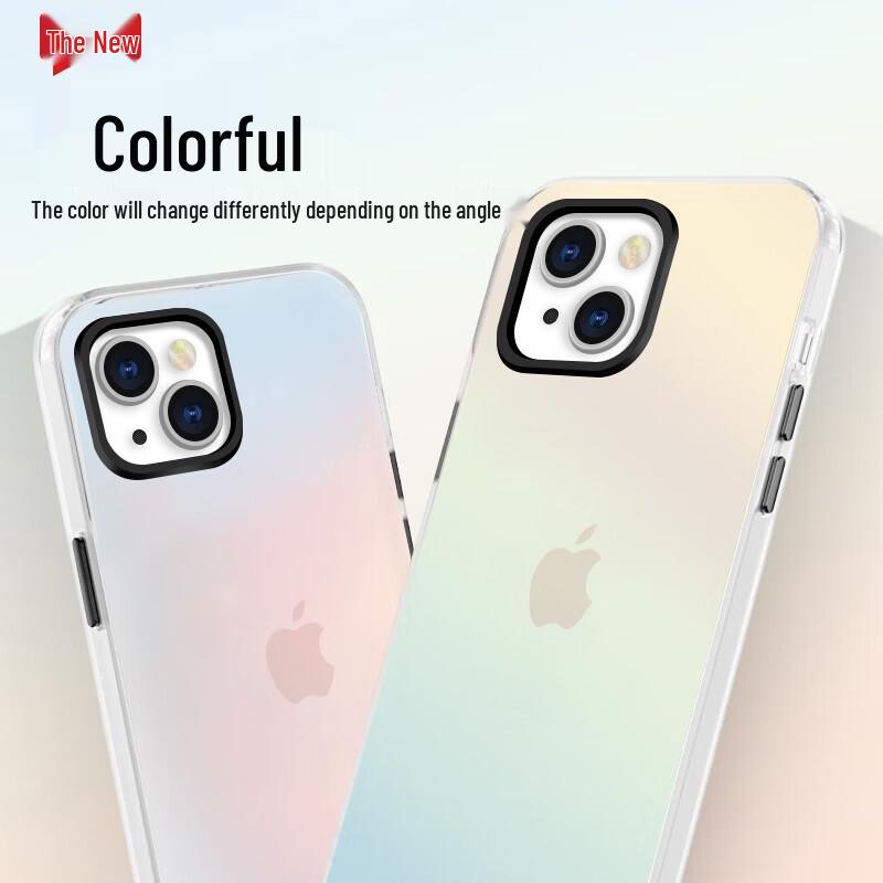 Anti-Drop Gradient Frosted Silicone iPhone Case