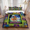 Scoobydoo Mystery Night Print 3Pcs Bedding Setduvet Cover With 2 Bedropillowcase Home Birthday Gift
