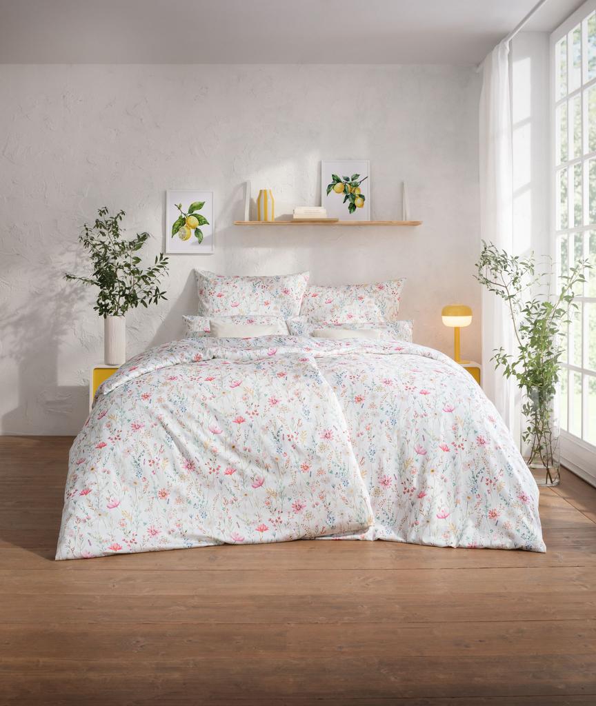 Estella 7961/410 Celeste Mako Satin Bedding Set 160X200Cm 5 Pieces