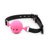 SM gag sex ball with hole soft rubber gag large, medium and small full silicone gag export source sex gag