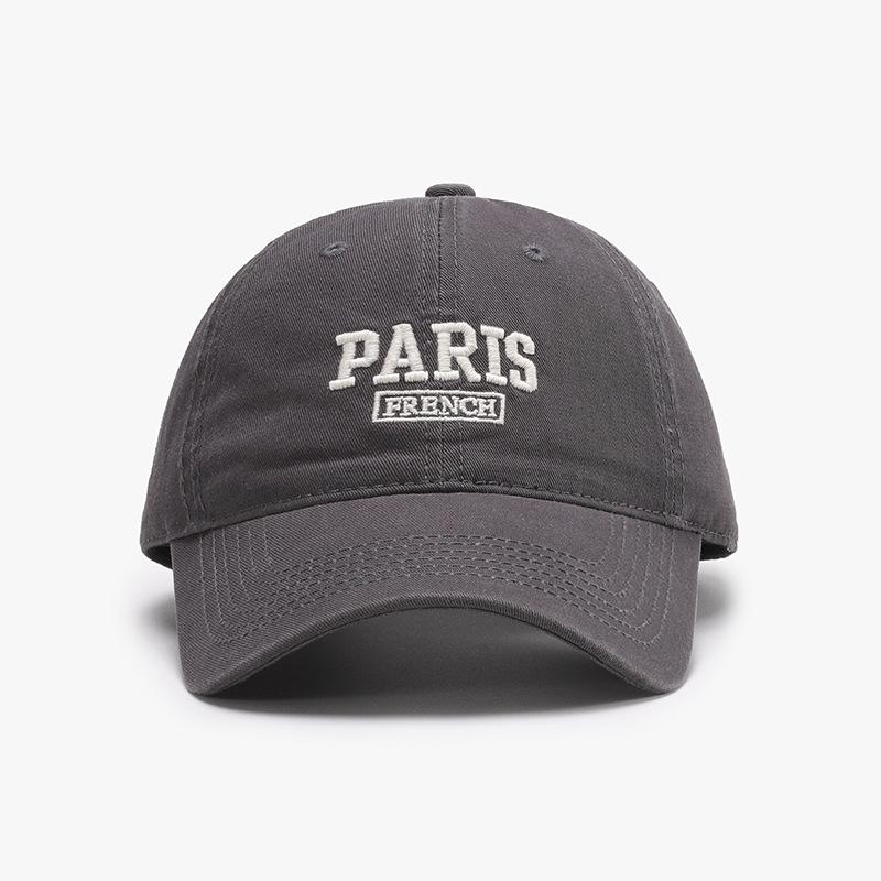 Korean Style Embroidery Letter Baseball Cap For Men Women Ponytail Hats Cotton Outdoor Simple Visor Summer Casual Peaked Cap New