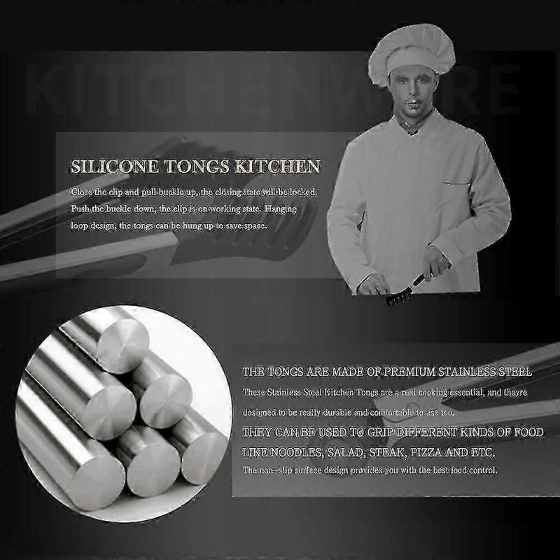 Pasta Tongs Silicone Tongs Kitchen Spaghetti Tongs For Noodles Pasta Baking